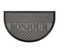 Paris Prix Tapis Demi-Lune Bonjour Gris