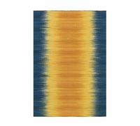 Paris Prix Tapis en Laine Fait Main - Sunset Jaune & Bleu