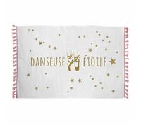 Paris Prix Tapis Enfant Danseuse Étoile 50x80cm Blanc