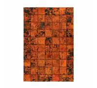 Paris Prix Tapis Patchwork cuir orange