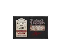 Paris Prix Tapis Rectangle Bistrot des Amis 50x80cm Noir