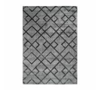 Paris prix Tapis rétro poils courts - Taille unique - Gris