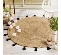 Paris Prix Tapis Rond Déco Shira - Noir
