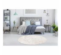 Paris Prix Tapis Shaggy Rond - Rose