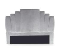 Paris Prix Tête de Lit en Velours Renaya 160cm Argent
