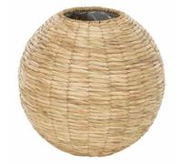 Paris prix Vase boule déco paille - Beige