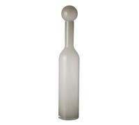 Paris prix Vase bouteille en verre - Gris