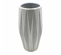 Paris Prix - Vase Céramique Origami 24cm Blanc
