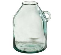 Vase Cylindrique Design "Anse" 25cm Transparent Transparent G