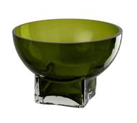Paris prix Vase déco en verre Carol - Vert olive