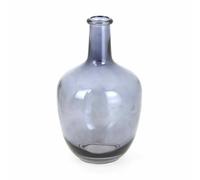 Paris prix Vase déco en verre jarre - Bleu gris