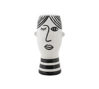 Paris prix Vase déco visage porcelaine - Blanc