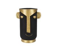 Paris prix Vase visage tribal - Noir & or