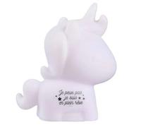 Paris prix Veilleuse enfant licorne - Blanc
