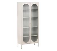 Paris prix Vitrine métal Lima - Beige