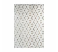 Paris Prix Vivica - Blanc et Taupe 80x250 cm