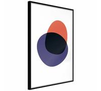 Paris Prix White, Orange, Violet and Black 30x45 cm