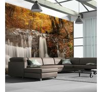 Paris Prix XXL Autumn Landscape: Waterfall in Forest - 270x550