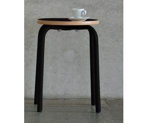 Paris Tabouret Noir Jan Kurtz - 4021224956603