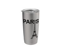 Paris Tour Eiffel Paris Gobelet isotherme en acier inoxydable double paroi