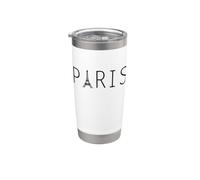 Paris Tour Eiffel Paris Gobelet isotherme en acier inoxydable double paroi