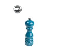 Peugeot Moulin à sel Paris U'Select Zirlion Bois PEFC 18 cm 6 réglages Laqué Bleu Pacifique