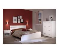 Parisot Chambre Boston complète - Blanc