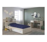 Chambre enfant complete Tete de lit lit bureau Style contemporain Décor acac