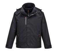 Portwest S553 Parka 3-en-1 Radial Noir - Taille XL