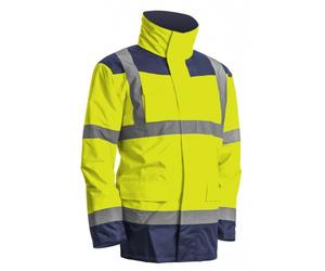 Parka 4 en 1 KANATA - parka + veste thermique - jaune et bleu marine - XS Coverguard