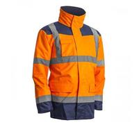 Parka 4 en 1 KANATA - parka + veste thermique - orange et bleu marine - M Coverguard