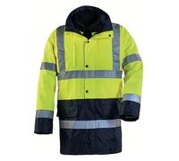 70554XXXL Parka 4-en-1 haute visibilité Jaune/Marine 3XL