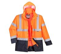 Parka Bicolore Executive 5-en-1 Couleur : Orange/marine Taille 5xl - Portwest