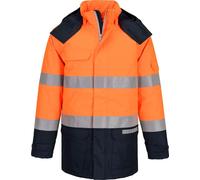 Portwest FR617 Parka Bizflame HV Orange/Marine - Taille XL