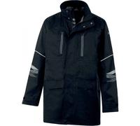Parka de pluie imperméable GRAFIZ coupe-vent et respirante - noir - taille M DELTA PLUS