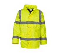 Parka De Sécurité Imperméable Haute Visibilité Jaune Fluo Hvp300