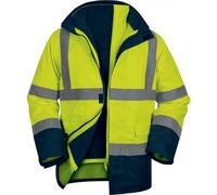 Parka de travail - haute visibilité - XL - jaune fluo - SPEED DELTA PLUS