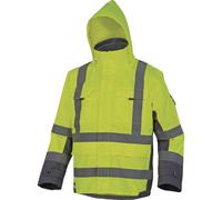 PARKA DELTA PLUS 4 EN 1 TARMAC HAUTE VISIBILTÉ POLYESTER JAUNE FLUO / GRIS - D020TARMAJG 48/50 (M)