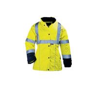 Parka Femme Airport Lady Hiviz 3m Scotchlite Jaune Fluo/Marine Tm - Coverguard - 7ailym