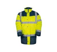 Parka Haute Visibilité PALERME Taille XXXL Coloris Jaune/Bleu Marine - PALERME06