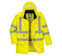 Parka Hi-vis 7-en-1 Couleur : Jaune Taille S - Portwest