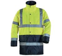 Parka HI-WAY haute visibilité jaune fluo/marine TXL - COVERGUARD - 70452XL
