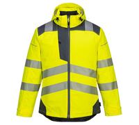 Parka Hv Pw3 Couleur : Jaune/gris Taille M - Portwest