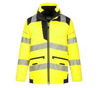 Parka Pw3 Hi-vis 5-en-1 Couleur : Jaune/noir Taille Xxxl - Portwest