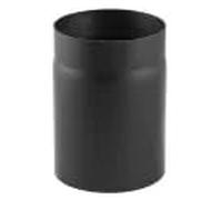 PARKANEX Tuyau d'évacuation Ø150 mm, Longueur 25 cm, Tube en Acier Résistant à la Chaleur Robuste pour Cheminée, Poêle, Chaudière, Insert de Cheminée, Système de Cheminée, Evacuation des Gaz