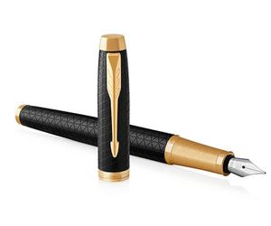 Parker 1931646 Parker Füller PARKER IM Prem. Black/Gold F Blau