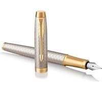 Parker 1931684 Parker Füller PARKER IM Prem. Warm Silver F Blau