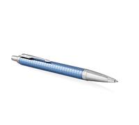 Parker 1931691 Stylo-bille IM Bleu Premium avec Pointe Moyenne/Recharge d’encre Bleu