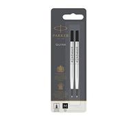 Parker 2 Recharges Rollerball Pointe Moyenne Encre Noire