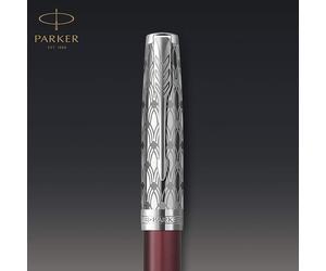 Parker 2119650 PARKER Füller Sonnet Premium Metal & Red C.C. 18K sw F